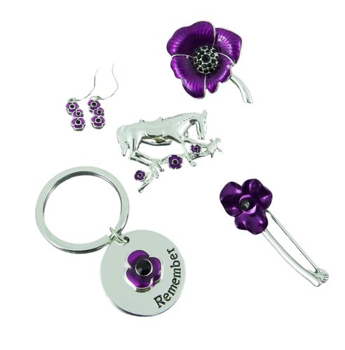 Purple Poppies
